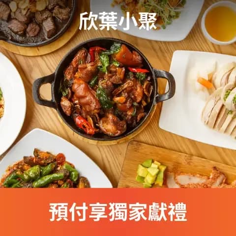 欣葉小聚連續七年 台北米其林指南餐廳，以年輕世代小型聚餐為訴求，打造輕鬆時尚的台菜品牌。